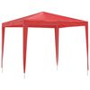 vidaXL Tenda Party 250 x 250 x 240 cm Rosso PE e Acciaio
