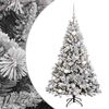 vidaXL Albero di Natale Artificiale con Palline 120 cm 150 LED