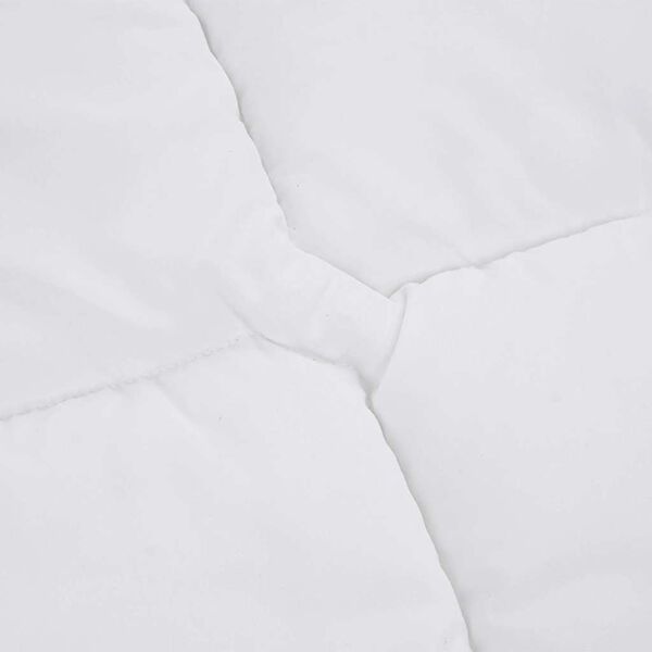 vidaXL Coprimaterasso Bianco 90x220 cm