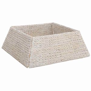 vidaXL Collare per Albero di Natale Bianco 70 x 70 x 28 cm