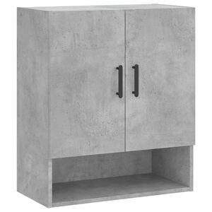 vidaXL Armadietto a Muro Grigio Cemento 60x31x70 cm Legno Multistrato
