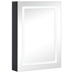 vidaXL Armadietto Bagno con Specchio e LED 50x13x70 cm