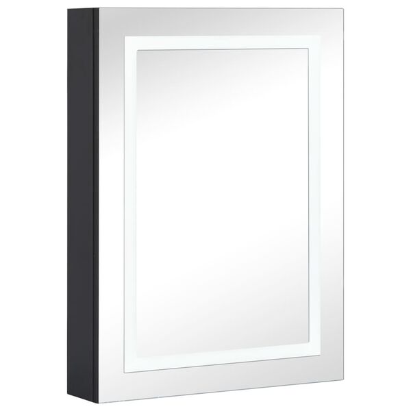 vidaXL Armadietto Bagno con Specchio e LED 50x13x70 cm