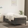 vidaXL Struttura Letto a Rete a Molle Grigio Scuro 100x200 cm Velluto
