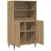 vidaXL Credenza Rovere Artigianale 60x36x110 cm in Legno Multistrato
