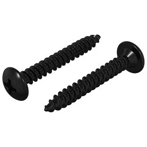 vidaXL Chiodo Filettato 2 pz Nero M4 x 28 mm Acciaio