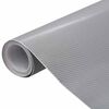 vidaXL Pellicole per Auto 2 pz 4D Argento 100x150 cm+50x150 cm