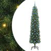 vidaXL Albero di Natale artificiale con 300 LED Verde 210 cm