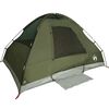 vidaXL Tenda Familiare a Cupola 6 Persone Verde Oliva Impermeabile