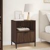 vidaXL Comodino Rovere marrone 49 x 36 x 61 cm Legno multistrato