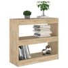 vidaXL Libreria/Divisorio Rovere Sonoma 80x30x72 cm