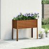 vidaXL Fioriera da giardino 100x45x90 cm in acciaio corten