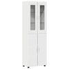 vidaXL Credenza FLORIN 60 x 35 x 182 cm Bianco Legno ingegnerizzato