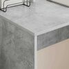 vidaXL Scrivania Grigio cemento 109 x 50 x 78 cm Legno multistrato