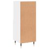 vidaXL Credenza Bianco Lucido 34,5x34x90 cm in Legno Multistrato