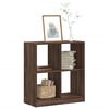 vidaXL Libreria Rovere Marrone 68,5x32x75 cm in Legno Multistrato