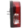 vidaXL Luci per Rimorchio 2 pz Rosso 23x6x13 cm 12V Lampadina Classica