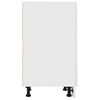 vidaXL Armadio con Cassetto “Lyon” Bianco 30x46x81,5 cm