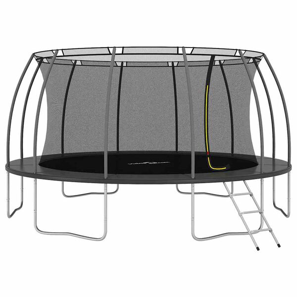vidaXL Set Trampolino Rotondo 488x90 cm 150 kg