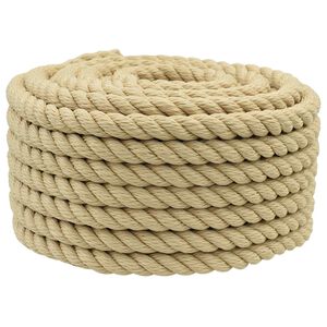 vidaXL Corda da Barca 2 mm 25 m Naturale
