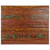 vidaXL Piano Tavolo 100x80x3,8 cm Rettangolare in Massello di Recupero