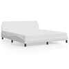 vidaXL Giroletto Dover Bianco 152x203 cm in Similpelle