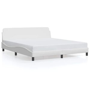 vidaXL Giroletto Dover Bianco 152x203 cm in Similpelle