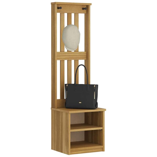 vidaXL Albero da Ingresso SANDNES 45x40x159,5 cm in Legno di Pino