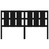 vidaXL Testiera per Letto Nera 165,5x4x100cm in Legno Massello di Pino
