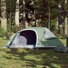vidaXL Tenda da Campeggio a Cupola per 1 Persona Verde Impermeabile
