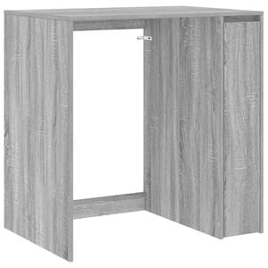 vidaXL Mobiletto per lavatrice con porta Grigio Sonoma 87 x 60 x 89 cm