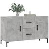 vidaXL Credenza Grigio Cemento 100x36x60 cm in Legno Multistrato
