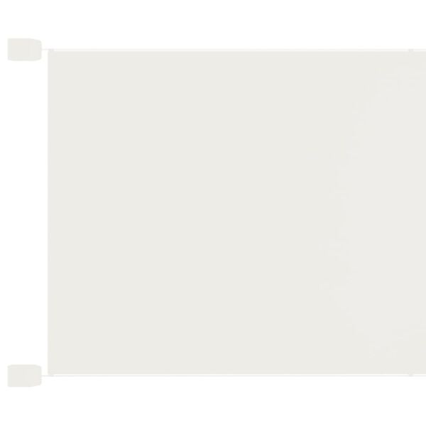 vidaXL Paravento Verticale Bianco 140x600 cm Tessuto Oxford