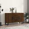 vidaXL Credenza Rovere Marrone 100x36x60 cm in Legno Multistrato