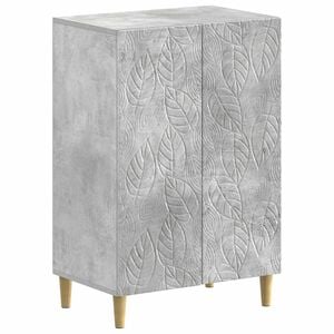vidaXL Mobile per scarpe DELFT 59,5 x 39,5 x 90 cm Grigio Cemento