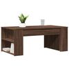 vidaXL Tavolino Salotto Rovere Marrone 102x55x42 cm Legno Multistrato