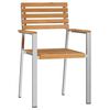 vidaXL Sedia da Giardino 4 pz