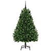 vidaXL Albero di Natale artificiale Verde 150 cm PVC e Metallo