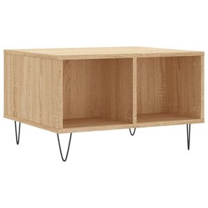 vidaXL Tavolino Salotto Rovere Sonoma 60x50x36,5 cm Legno Multistrato