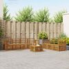 vidaXL Set divani 8 pcs Naturale Legno di Acacia Massello