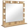 vidaXL Specchio da Vanit&agrave; Rovere artigianale 60 x 55 x 18 cm