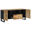 vidaXL Mobile TV 105x33,5x46cm Legno Massello Mango Legno Multistrato