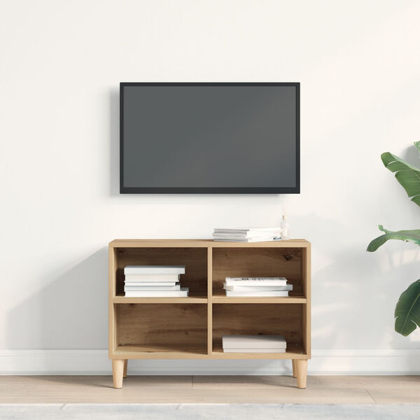 vidaXL Mobile TV Marrone 69.5 x 30 x 50 cm Legno multistrato