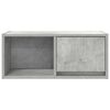 vidaXL Mobile per TV Grigio Cemento 60x31x25,5 cm Legno Multistrato