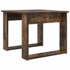 vidaXL Set di Tavolini da Caff&egrave; 2 pcs Rovere fum&eacute; Legno multistrato