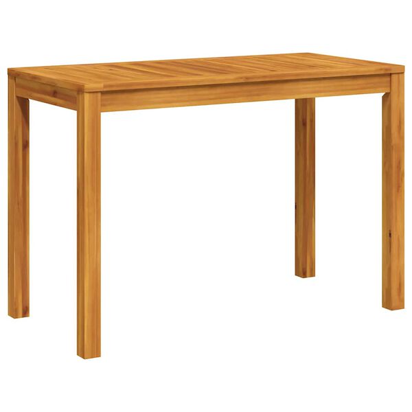 vidaXL Tavolo da Pranzo da Giardino 110x55x75 cm Legno Massello Acacia
