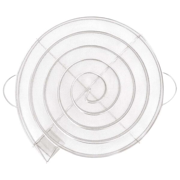 vidaXL Generatore di Fumo Freddo Rotondo 33,5 cm in Acciaio Inox