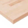 vidaXL Ripiano 80x20x4 cm Legno Massello di Rovere Non Trattato
