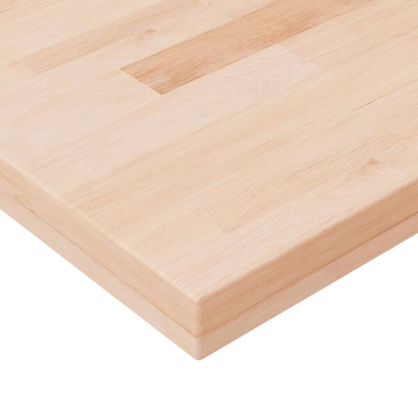 vidaXL Ripiano 80x20x4 cm Legno Massello di Rovere Non Trattato