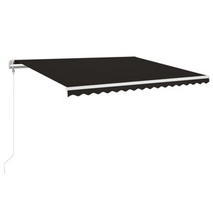 vidaXL Tenda da Sole Retrattile Automatica 400x350 cm Antracite